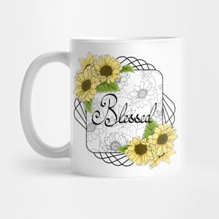 Blessed - Sunflowers Mug